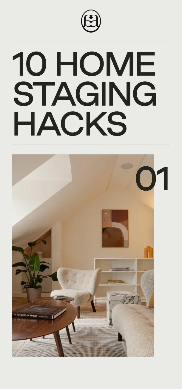 10 home staging hacks email template